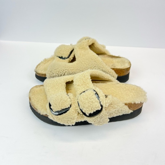 Birkenstock Papillio Shearling Platform Arizona, Pink - Picture 3 of 9